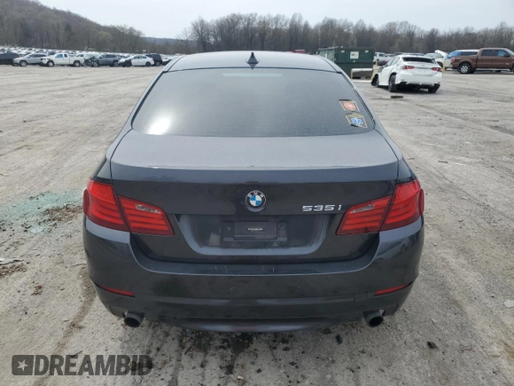 2012 BMW 5 Series 535i xDrive with VIN WBAFU7C55CDU64572, listed as a Copart auction lot 52482265 with 142,847 mi miles and Salvage Title. Bid and sale history available at carsss.com. Image 6.