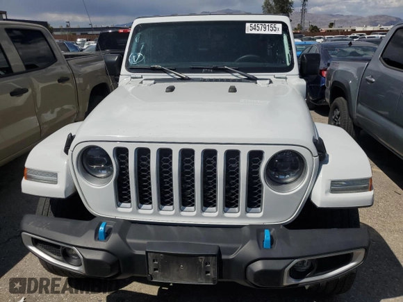 2023 Jeep Wrangler Sahara with VIN 1C4JJXP67PW630321, listed as a Copart auction lot 54579155 with 40,024 mi miles and Clean Title. Bid and sale history available at DreamBid. Image 5.