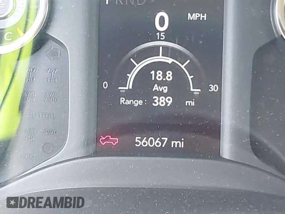 2019 Ram 2500 Tradesman with VIN 3C6UR5CL7KG552062, listed as a IAAI auction lot 42253889 with 56,067 mi miles and . Bid and sale history available at DreamBid. Image 15.