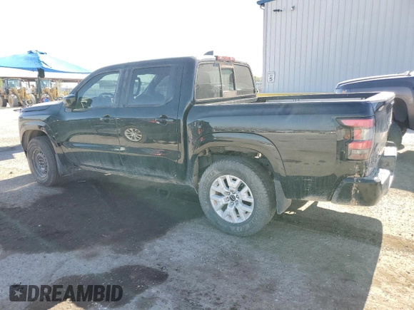 2022 Nissan Frontier S with VIN 1N6ED1EK4NN656008, listed as a Copart auction lot 57946915 with 25,607 mi miles and Salvage title. Bid and sale history available at DreamBid. Image 2.