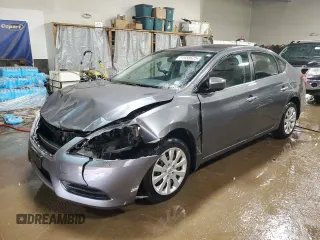 2015 Nissan Sentra SV with VIN 3N1AB7AP1FY310825, listed as a Copart auction lot 51958625 with 58,472 mi miles and Salvage Title. Bid and sale history available at DreamBid. Image 1.