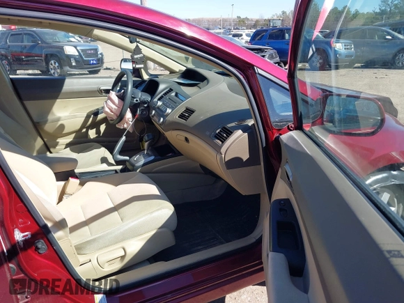 2008 Honda Civic LX with VIN 1HGFA16568L117545, listed as a IAAI auction lot 41698964 with 85,933 mi miles and . Bid and sale history available at DreamBid. Image 5.