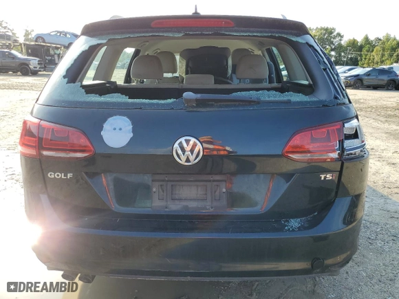 2016 Volkswagen Golf SportWagen TSI S with VIN 3VWC17AU7GM511116, listed as a Copart auction lot 72500374 with 133269 miles and Salvage Title. Bid and sale history available at carsss.com. Image 6.