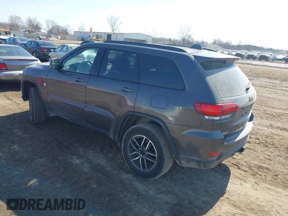 2021 Jeep Grand Cherokee Trailhawk with VIN 1C4RJFLGXMC716795, listed as a IAAI auction lot 41800596 with 38,394 mi miles. Bid and sale history available at carsss.com. Image 3.