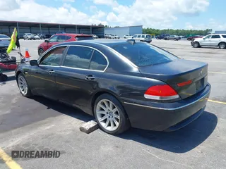 2005 BMW 7 Series 745Li with VIN WBAGN63545DS59212, listed as a IAAI auction lot 42510606 with 124,395 mi miles and . Bid and sale history available at DreamBid. Image 3.