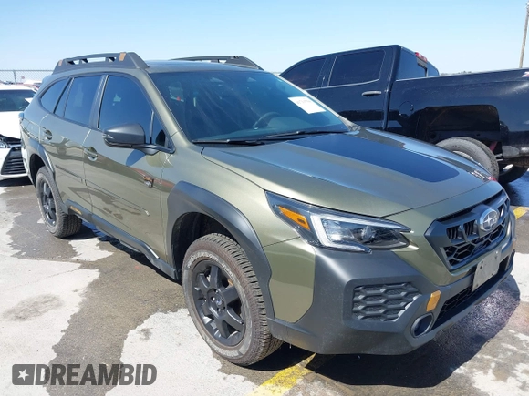 2025 Subaru Outback Wilderness с VIN 4S4BTGUD9S3134301, выставлен на аукционе IAAI как лот 41711750 с пробегом 7 412 миль миль и . История ставок и продаж доступна на DreamBid. Изображение 1.