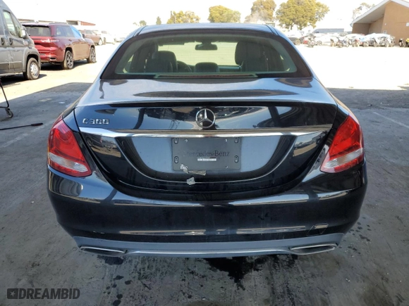 2016 Mercedes-Benz C-Class C 300 with VIN 55SWF4JB4GU099688, listed as a Copart auction lot 50792595 with 71,590 mi miles and Salvage Title. Bid and sale history available at carsss.com. Image 6.