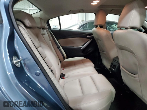 2015 Mazda 6 i Touring with VIN JM1GJ1V51F1207909, listed as a Copart auction lot 51362515 with 55,392 mi miles and Salvage Title. Bid and sale history available at carsss.com. Image 10.