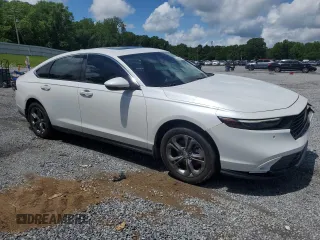 2024 Honda Accord EX-L with VIN 1HGCY2F63RA008938, listed as a Copart auction lot 56930515 with 25,759 mi miles and Salvage title. Bid and sale history available at DreamBid. Image 4.