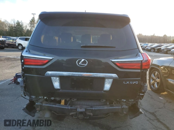 2017 Lexus LX with VIN JTJHY7AXXH4233059, listed as a Copart auction lot 36960094 with 69,214 mi miles and Salvage Title. Bid and sale history available at carsss.com. Image 6.
