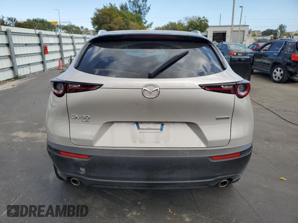 2024 Mazda CX-30 S Premium with VIN 3MVDMBDM6RM653469, listed as a Copart auction lot 47192475 with 9,854 mi miles and Salvage title. Bid and sale history available at DreamBid. Image 6.