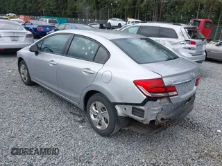 2015 Honda Civic LX with VIN 19XFB2F52FE227385, listed as a IAAI auction lot 42604820 with 51,354 mi miles and . Bid and sale history available at DreamBid. Image 3.