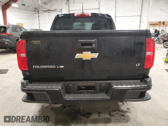 2018 Chevrolet Colorado 4WD LT with VIN 1GCGTCEN9J1316228, listed as a Copart auction lot 55973725 with 54,282 mi miles and Salvage title. Bid and sale history available at DreamBid. Image 6.