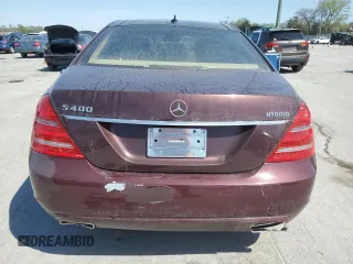 2010 Mercedes-Benz S S 400 Hybrid with VIN WDDNG9FBXAA303934, listed as a Copart auction lot 52400185 with 48,188 mi miles and Clean Title. Bid and sale history available at carsss.com. Image 6.