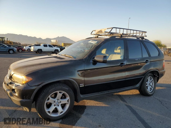 2004 BMW X5 3.0i with VIN 5UXFA13564LU34561, listed as a Copart auction lot 73634484 with 197,026 mi miles and Salvage Title. Bid and sale history available at carsss.com. Image 1.