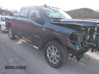 2023 Ram 2500 Big Horn with VIN 3C6UR5DL6PG519124, listed as a IAAI auction lot 41851548 with 10,334 mi miles. Bid and sale history available at carsss.com. Image 1.