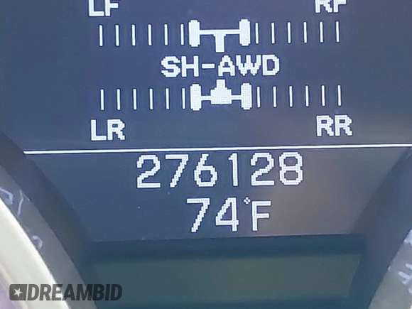 2011 Acura ZDX Tech Pkg with VIN 2HNYB1H46BH500215, listed as a IAAI auction lot 41902209 with 276,128 mi miles. Bid and sale history available at carsss.com. Image 16.