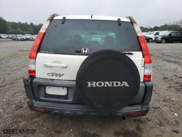 2005 Honda CR-V EX with VIN SHSRD77875U341445, listed as a Copart auction lot 64521324 with 258,882 mi miles and Salvage Title. Bid and sale history available at carsss.com. Image 6.