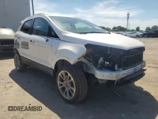 2018 Ford EcoSport Titanium z VIN MAJ6P1WL6JC171564, wystawiony jako Copart lot #57250695 z przebiegiem 63 805 mil mil oraz Szkoda całkowita • Salvage title. Historia ofert i sprzedaży dostępna na DreamBid. Obrazek 4.