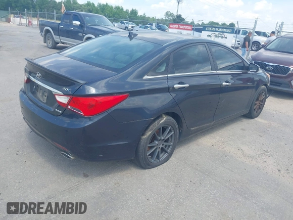 2013 Hyundai Sonata Limited with VIN 5NPEC4AB1DH636469, listed as a IAAI auction lot 42183823 with 186,219 mi miles and . Bid and sale history available at DreamBid. Image 4.