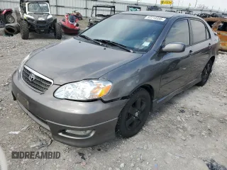 2007 Toyota Corolla CE with VIN 1NXBR32E17Z780565, listed as a Copart auction lot 52213335 with 155,947 mi miles and Salvage Title. Bid and sale history available at carsss.com. Image 1.