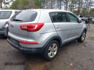 2012 Kia Sportage LX with VIN KNDPB3A27C7290386, listed as a IAAI auction lot 41634101 with 116,807 mi miles. Bid and sale history available at carsss.com. Image 4.