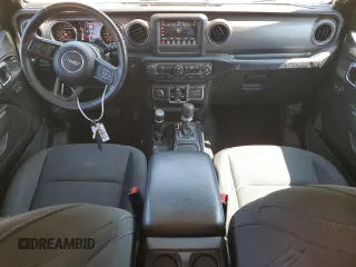 2022 Jeep Wrangler Unlimited Sport with VIN 1C4HJXDG5NW155504, listed as a Copart auction lot 70189964 with 44,101 mi miles and Salvage Title. Bid and sale history available at DreamBid. Image 8.