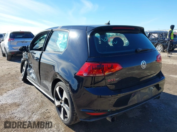 2016 Volkswagen GTI S with VIN 3VWY47AU3GM007367, listed as a IAAI auction lot 41314060 with 82,115 mi miles and . Bid and sale history available at DreamBid. Image 3.
