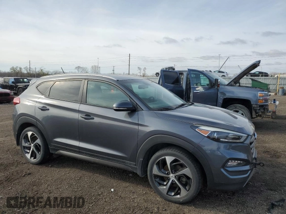 2016 Hyundai Tucson Limited z VIN KM8J3CA21GU187731, wystawiony jako Copart lot #51298595 z przebiegiem 116 020 mil mil oraz Czysty tytuł • Clean title. Historia ofert i sprzedaży dostępna na DreamBid. Obrazek 4.