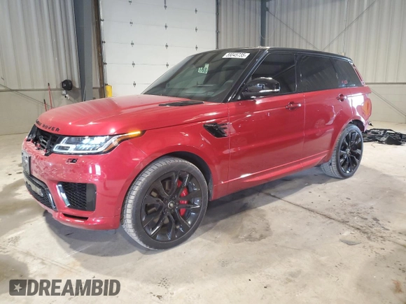 2019 Land Rover Range Rover Sport HST with VIN SALWS2SU9KA871937, listed as a Copart auction lot 59045735 with 63,852 mi miles and Salvage title. Bid and sale history available at DreamBid. Image 1.