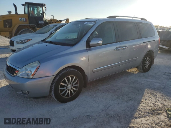 2011 Kia Sedona EX with VIN KNDMH4C72B6393042, listed as a Copart auction lot 78576884 with 240,348 mi miles and Salvage Title. Bid and sale history available at carsss.com. Image 1.