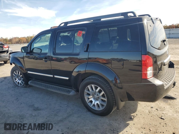 2010 Nissan Pathfinder LE with VIN 5N1AR1NB9AC619704, listed as a Copart auction lot 78833414 with 132,664 mi miles and Salvage title. Bid and sale history available at DreamBid. Image 2.