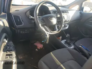 2016 Kia Rio LX with VIN KNADM4A32G6645016, listed as a Copart auction lot 86281424 with 119,384 mi miles and Salvage Title. Bid and sale history available at carsss.com. Image 8.