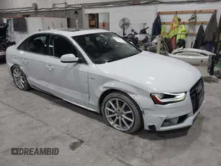 2016 Audi A4 Premium Plus with VIN WAUFFAFL9GN015395, listed as a IAAI auction lot 41486222 with 35,809 mi miles. Bid and sale history available at carsss.com. Image 1.