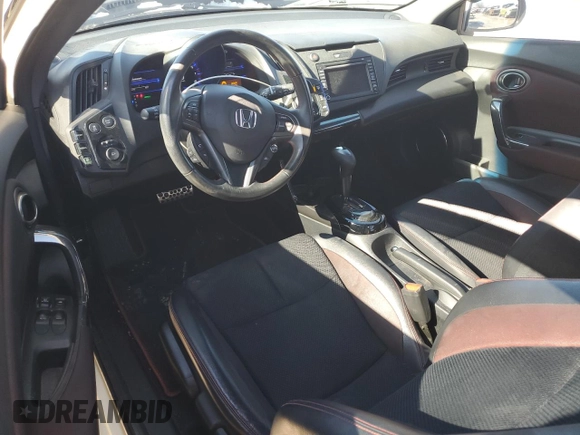 2015 Honda CR-Z EX with VIN JHMZF1D64FS001884, listed as a Copart auction lot 80671564 with 107,195 mi miles and Salvage title. Bid and sale history available at DreamBid. Image 8.