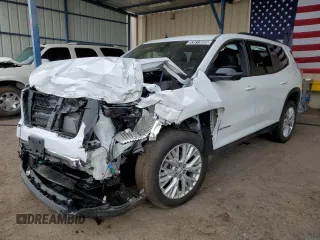 2024 GMC Acadia AWD Elevation z VIN 1GKENNKS6RJ199473, wystawiony jako Copart lot #53813095 z przebiegiem 21 566 mil mil oraz Szkody całkowita. Historia ofert i sprzedaży dostępna na DreamBid. Obrazek 1.