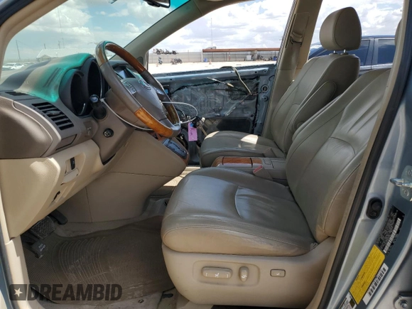 2008 Lexus RX 350 with VIN 2T2GK31U08C055489, listed as a Copart auction lot 55940315 with 239,013 mi miles and Salvage Title. Bid and sale history available at DreamBid. Image 7.