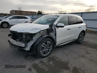 2017 Acura MDX Advance z VIN 5FRYD4H93HB030347, wystawiony jako Copart lot #44600875 z przebiegiem 85 220 mil mil oraz Szkoda całkowita • Salvage title. Historia ofert i sprzedaży dostępna na DreamBid. Obrazek 1.