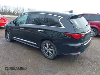 2020 Infiniti QX60 LUXE with VIN 5N1DL0MM2LC514730, listed as a IAAI auction lot 41913563 with 43,279 mi miles. Bid and sale history available at carsss.com. Image 3.
