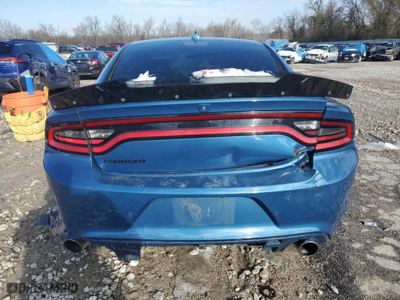 2020 Dodge Charger Scat Pack with VIN 2C3CDXGJ9LH217933, listed as a Copart auction lot 81929234 with 94,790 mi miles and Clean Title. Bid and sale history available at carsss.com. Image 6.
