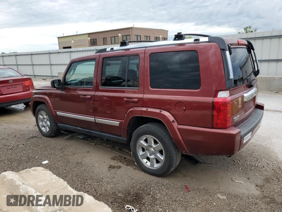 2008 Jeep Commander Limited с VIN 1J8HG58208C111040, выставлен на аукционе Copart как лот 62288045 с пробегом 160 462 миль миль и Чистый • Clean title. История ставок и продаж доступна на DreamBid. Изображение 2.