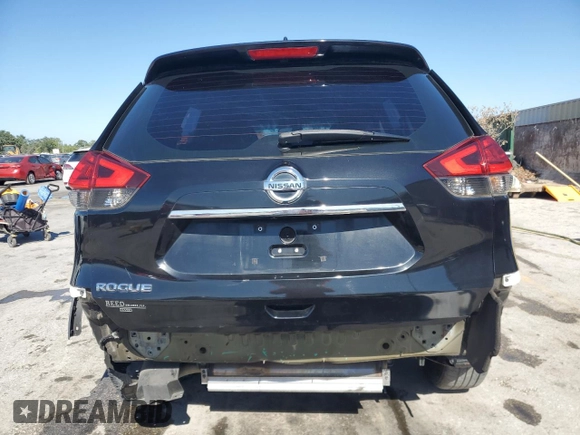2017 Nissan Rogue S with VIN 5N1AT2MT3HC738151, listed as a Copart auction lot 53121165 with 81,021 mi miles and Salvage Title. Bid and sale history available at carsss.com. Image 6.