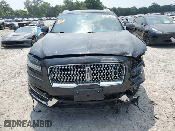 2020 Lincoln Nautilus Reserve with VIN 2LMPJ8K91LBL21702, listed as a Copart auction lot 59374895 with Not provided miles and Salvage title. Bid and sale history available at DreamBid. Image 5.
