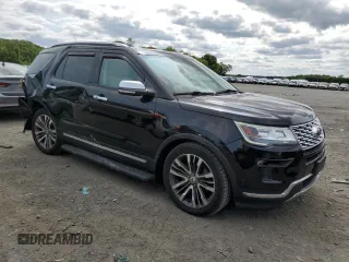 2018 Ford Explorer Platinum с VIN 1FM5K8HT1JGA94424, выставлен на аукционе Copart как лот 59155675 с пробегом 66 664 миль миль и Списание • Salvage title. История ставок и продаж доступна на DreamBid. Изображение 4.