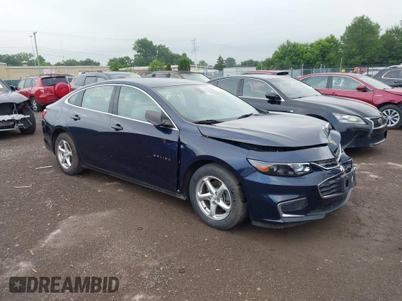 2016 Chevrolet Malibu LS with VIN 1G1ZB5ST5GF269181, listed as a IAAI auction lot 42647484 with 139,009 mi miles and . Bid and sale history available at DreamBid. Image 1.