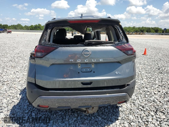 2023 Nissan Rogue SL with VIN 5N1BT3CA1PC872214, listed as a Copart auction lot 51305665 with 12,575 mi miles and Non Repairable. Bid and sale history available at carsss.com. Image 6.