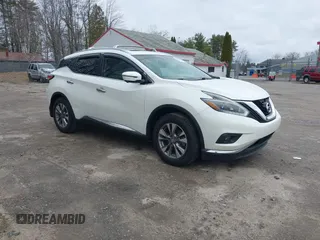 2018 Nissan Murano S z VIN 5N1AZ2MG4JN136385, wystawiony jako IAAI lot #41974283 z przebiegiem 60 741 mil mil oraz . Historia ofert i sprzedaży dostępna na DreamBid. Obrazek 1.