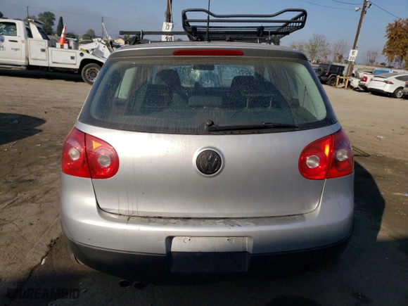 2007 Volkswagen Rabbit with VIN WVWBS71KX7W115045, listed as a Copart auction lot 86103934 with 166,588 mi miles and Salvage Title. Bid and sale history available at carsss.com. Image 6.