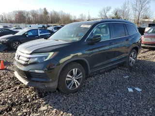 2016 Honda Pilot EX-L with VIN 5FNYF6H52GB062595, listed as a Copart auction lot 49631345 with 67,927 mi miles and Salvage Title. Bid and sale history available at carsss.com. Image 1.