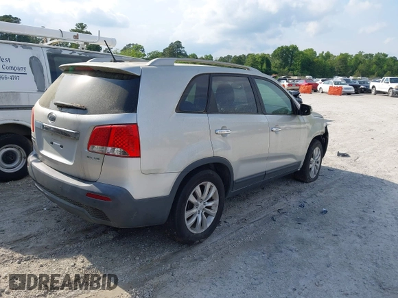 2011 Kia Sorento EX with VIN 5XYKU4A20BG070261, listed as a IAAI auction lot 42127079 with 1 mi miles. Bid and sale history available at carsss.com. Image 4.